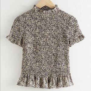 NWT & Other Stories smocked blouse